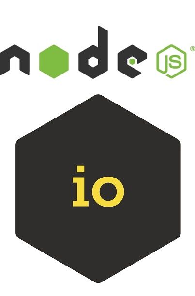 노드JS(위)와 io.js 공식 로고