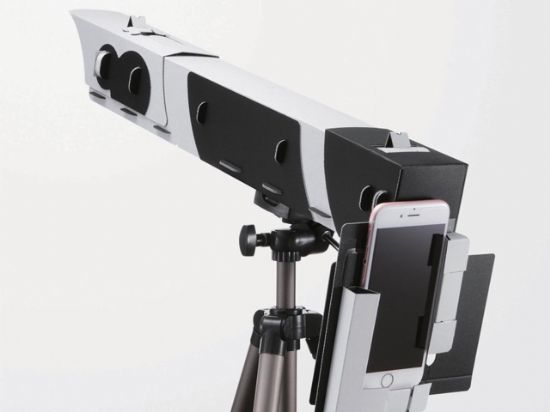 스마트폰 이용한 조립식 천체 망원경