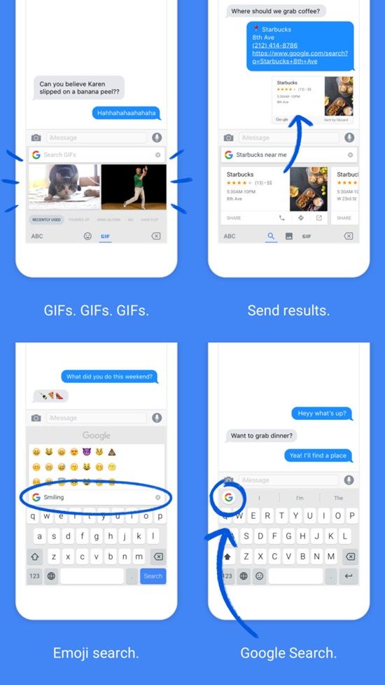 구글, iOS용 키보드 앱 'G보드' 출시