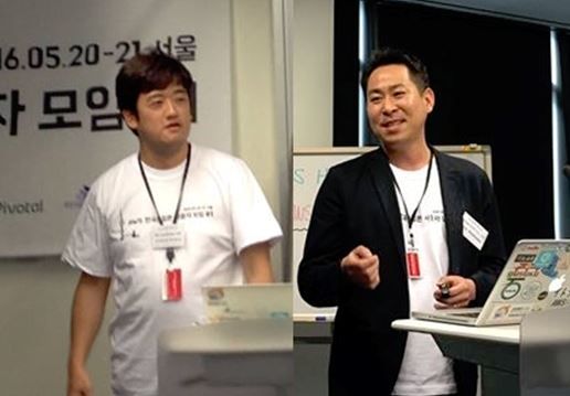 커뮤니티 활동의 중요성을 강조하는Toshiyuki 및 Seiji 리더