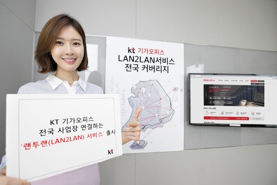 KT, 전국 사업장 네트워크 연결 서비스 '랜투랜' 출시