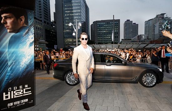 BMW 코리아, '스타트렉 비욘드' 출연진 의전차량 지원