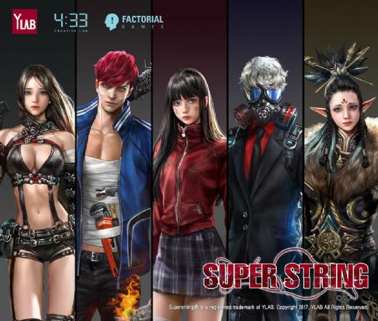네시삼십삼분, 모바일 게임 '슈퍼스트링' 주요 캐릭터 첫 공개