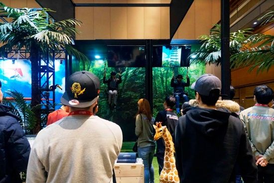 정글 테마 4D VR 콘텐츠, VR엑스포에 출품