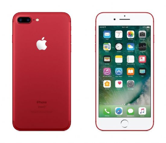 애플, 빨간색 아이폰7·7플러스 내놨다