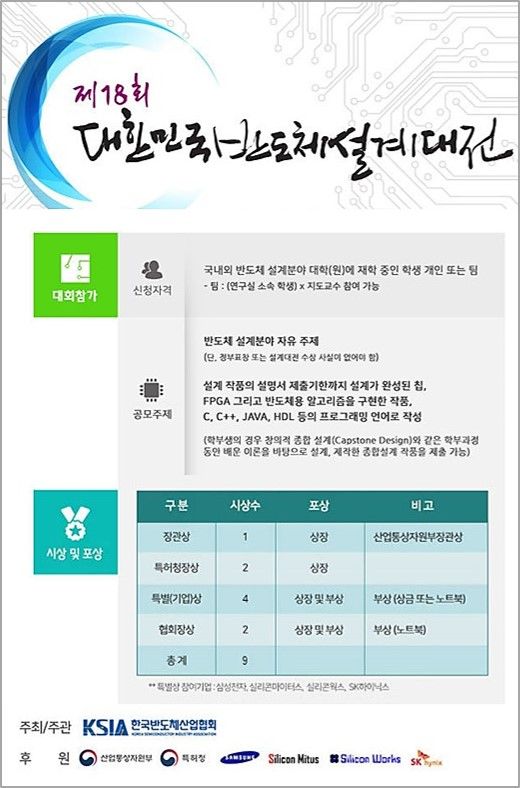 반도체協, 대한민국 반도체 설계대전 개최