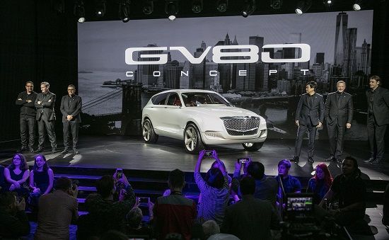 제네시스 첫 SUV 'GV80 콘셉트' 뉴욕서 최초 공개