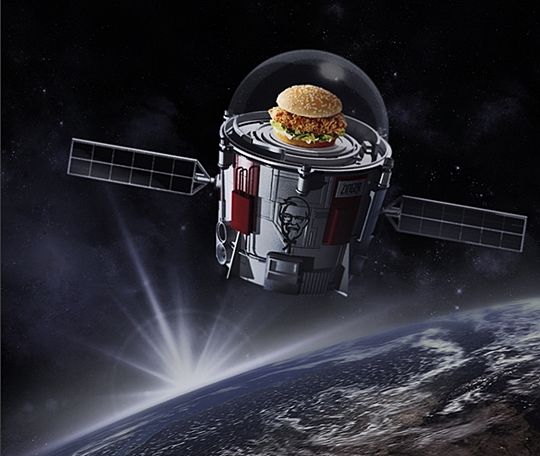 우주여행사 월드뷰, 우주에 햄버거 날려보낸다