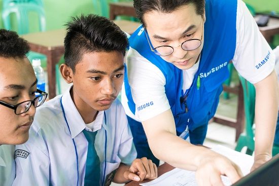 삼성, 인도네시아·말레이시아에서 교육 봉사