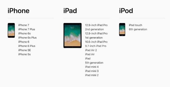 애플 iOS11 버전 배포 시작...대응 기기는?
