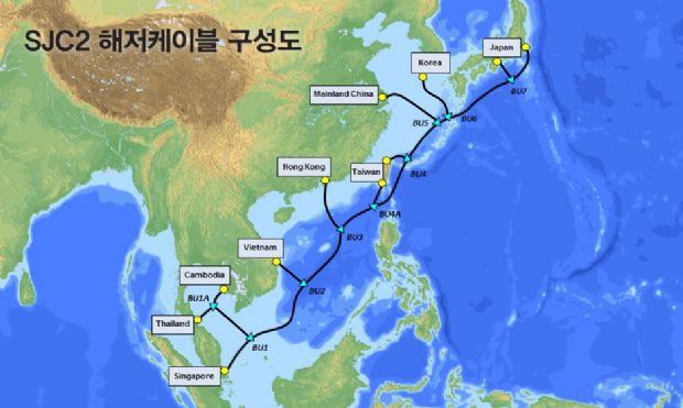 SKB, 아시아 9개국 연결하는 국제 해저케이블 투자