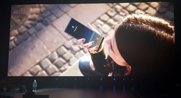 Samsung Galaxy Note 9 non emballé au spectacle sur la pluie de New Vix (photo: ZDNet Korea)