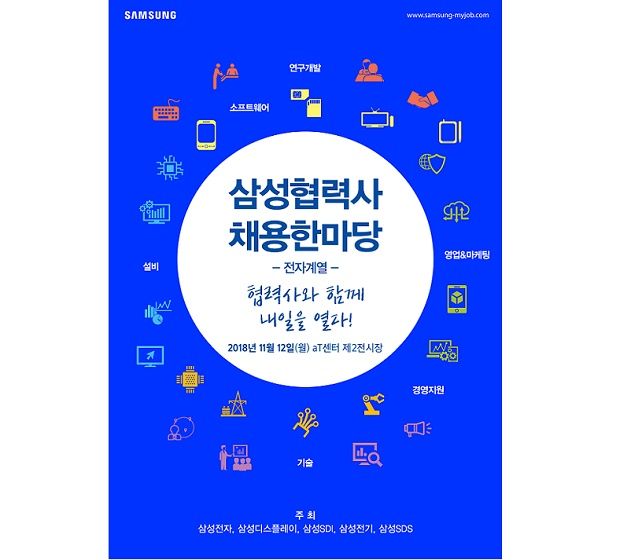 삼성 협력사 채용 한마당 개최…우수인재 확보 지원