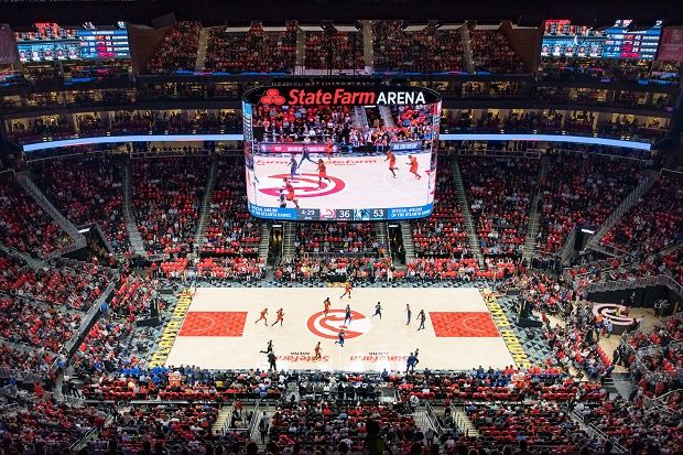 삼성전자, NBA 경기장 360도 LED 스크린 설치