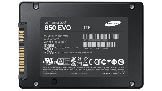 보안 취약점이 발견된 삼성전자 850 EVO SSD. (사진=삼성전자)