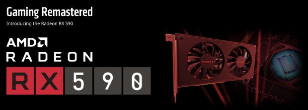 AMD 'ë¼ë°ì˜¨ RX590 ê·¸ëž˜í”½ì¹´ë“œ'. (ì‚¬ì§„=AMD)