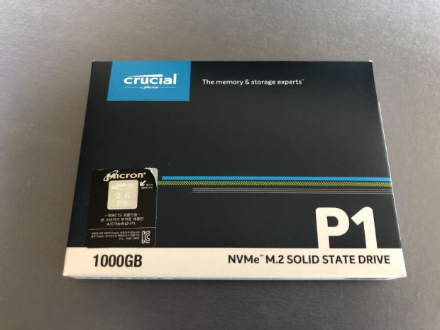 마이크론의 NVMe SSD 데뷔작 'P1'