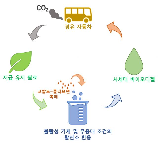 '경유'급 성능 친환경 연료 생산 촉매 개발