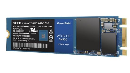 WD, WD 블루 SN500 NVMe SSD 출시