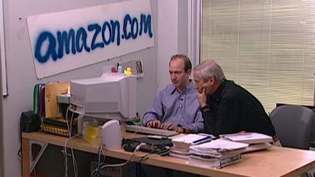 아마존 창업당시 제프 베조스 CEO(왼쪽)