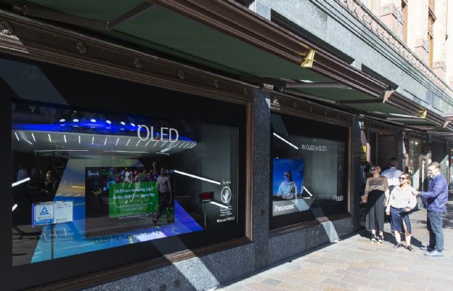 LGD, 유럽 최고 백화점서 ‘OLED TV’ 홍보 나서