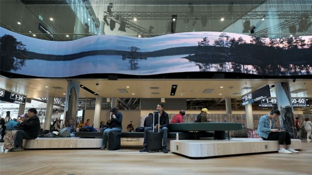 삼성전자, 핀란드 헬싱키 공항에 스마트 LED 사이니지 설치