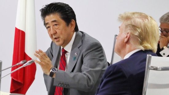 日 아베, G7 폐막서 
