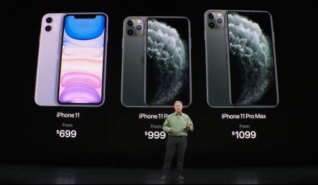 애플이 아이폰11, 아이폰11 프로, 아이폰11 프로 맥스를 공개했다.(사진=유튜브 캡처)
