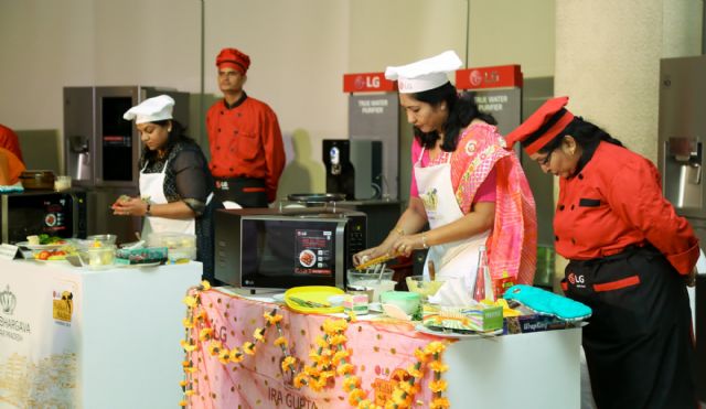 LG전자, 인도서 ‘광파오븐’ 활용한 요리 경연대회 개최