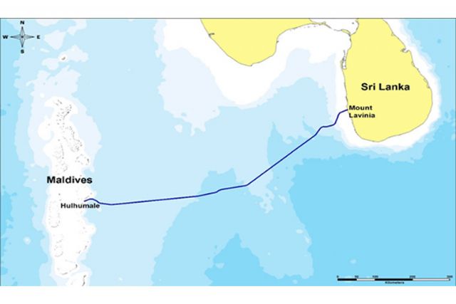 화웨이, 스리랑카-몰디브 840km 해저케이블 건설