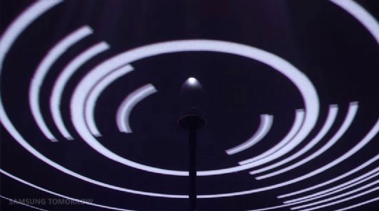 삼성전자 360 오디오의 음향을 시각화로 표현한 모습 [사진=삼성 투모로우(영문) 블로그]