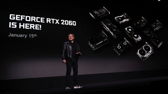 엔비디아가 지포스 RTX 2060 그래픽칩셋을 정식 공개했다. (사진=엔비디아)