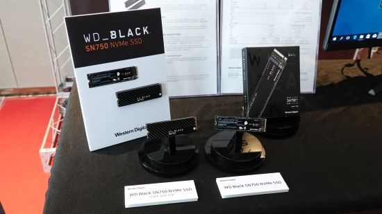 WD 블랙 SN750 NVMe SSD. 게이머를 대상으로 한 고성능 제품이다. (사진=지디넷코리아)