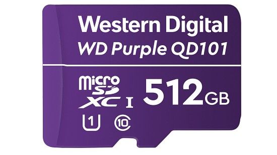 WD 퍼플 SC QD101 울트라 인듀어런스 마이크로SD 카드. (사진=웨스턴디지털)