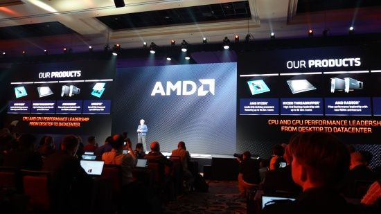AMD CES 2020 프레스 컨퍼런스 전경. (사진=지디넷코리아)