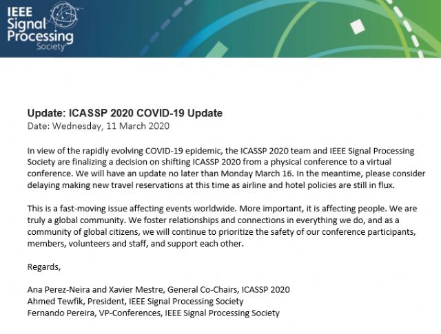 3천여명 참여 세계적 AI행사 'ICASSP 2020'도 온라인으로 열린다