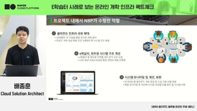 NBP, 온라인 개학 'e학습터' 인프라 운영 노하우 공개
