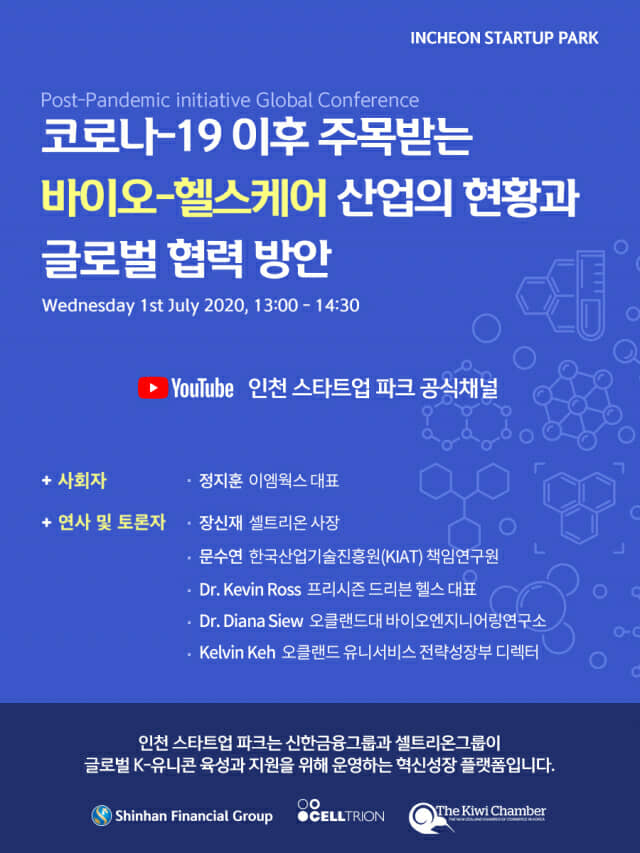 인천 스타트업 파크, ‘온라인 글로벌 컨퍼런스’ 개최