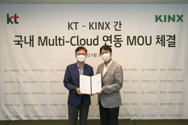 KINX-KT, 멀티 클라우드 연동 MOU