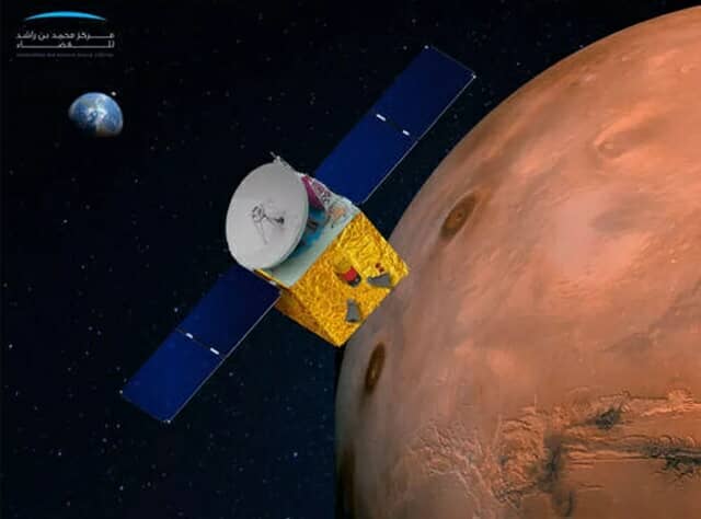 아랍권 최초의 화성 탐사선, 발사 성공
