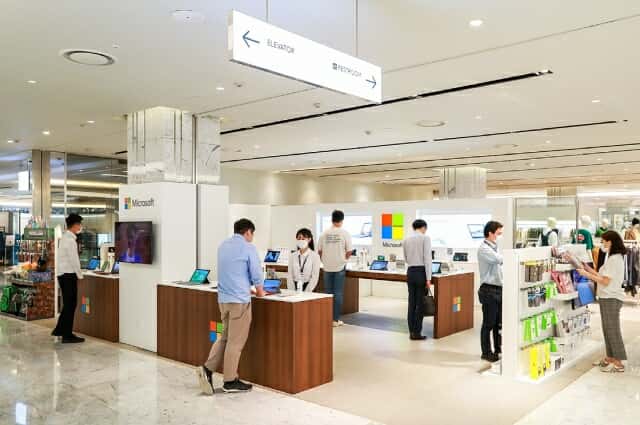 한국마이크로소프트가 서울 삼성동 현대백화점에 프리미엄 스토어를 개설했다. (사진=한국MS)