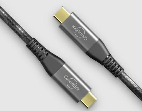 씨엔에스파워 CRC-710GY USB-C 케이블. (사진=씨앤에스파워)