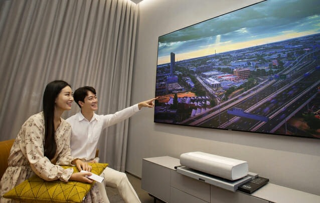 삼성 뛰어든 中 프로젝터 TV 시장 급성장