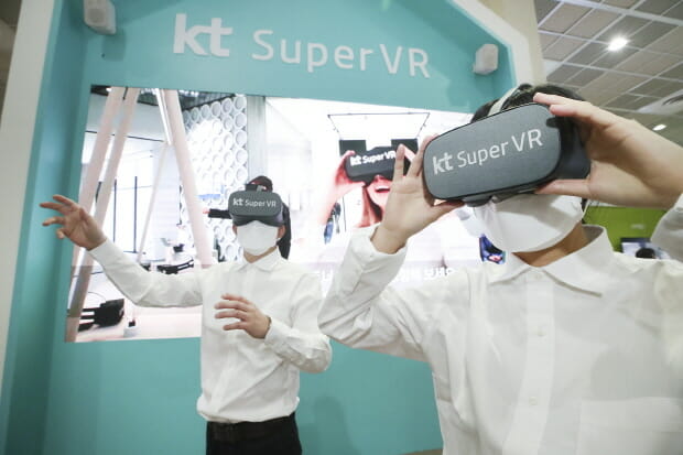 KT, 국내 최대 VR 전시회에서 실감미디어 대거 공개