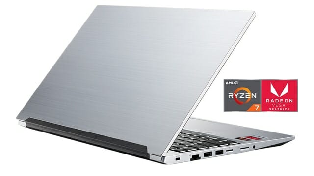 AMD 라이젠(르누아르) 프로세서를 탑재한 아이언 노트북. (사진=주연테크)