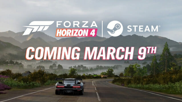 Microsoft, 3 월 9 일 Steam에서 ‘Forza Horizon 4’출시