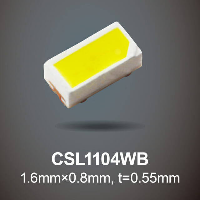 로옴, 초소형 고광도 백색 LED 'CSL1104WB' 양산
