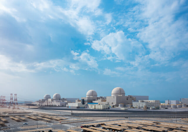 아랍에미리트(UAE) 바라카 원전 1~4호기 전경.