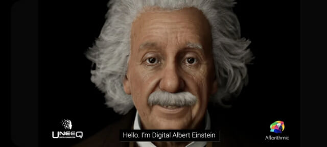 3D 캐릭터· AI 음성 복제로 '디지털 아인슈타인' 나왔다