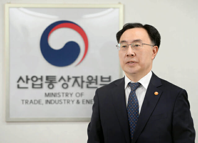 문승욱 산업부 장관. 사진=산업통상자원부